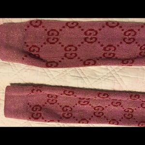 Pink Gucci Knee High Socks